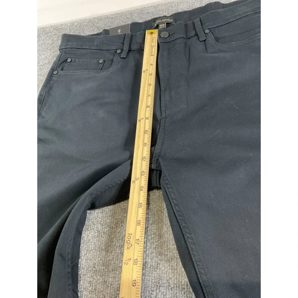 Banana Republic 5 Pocket Pants Men's 40x30 Black Stretch Casual New With Tags